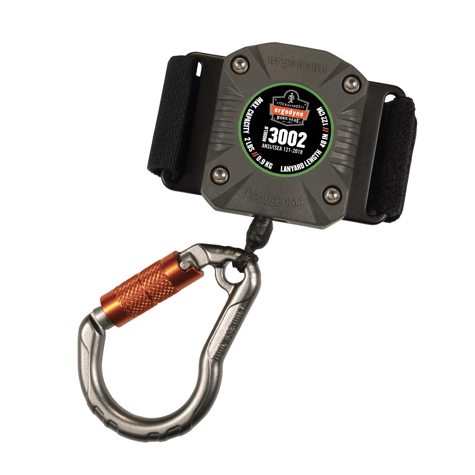 Ergodyne Squids 3002 Retractable Tool Lanyard with Locking